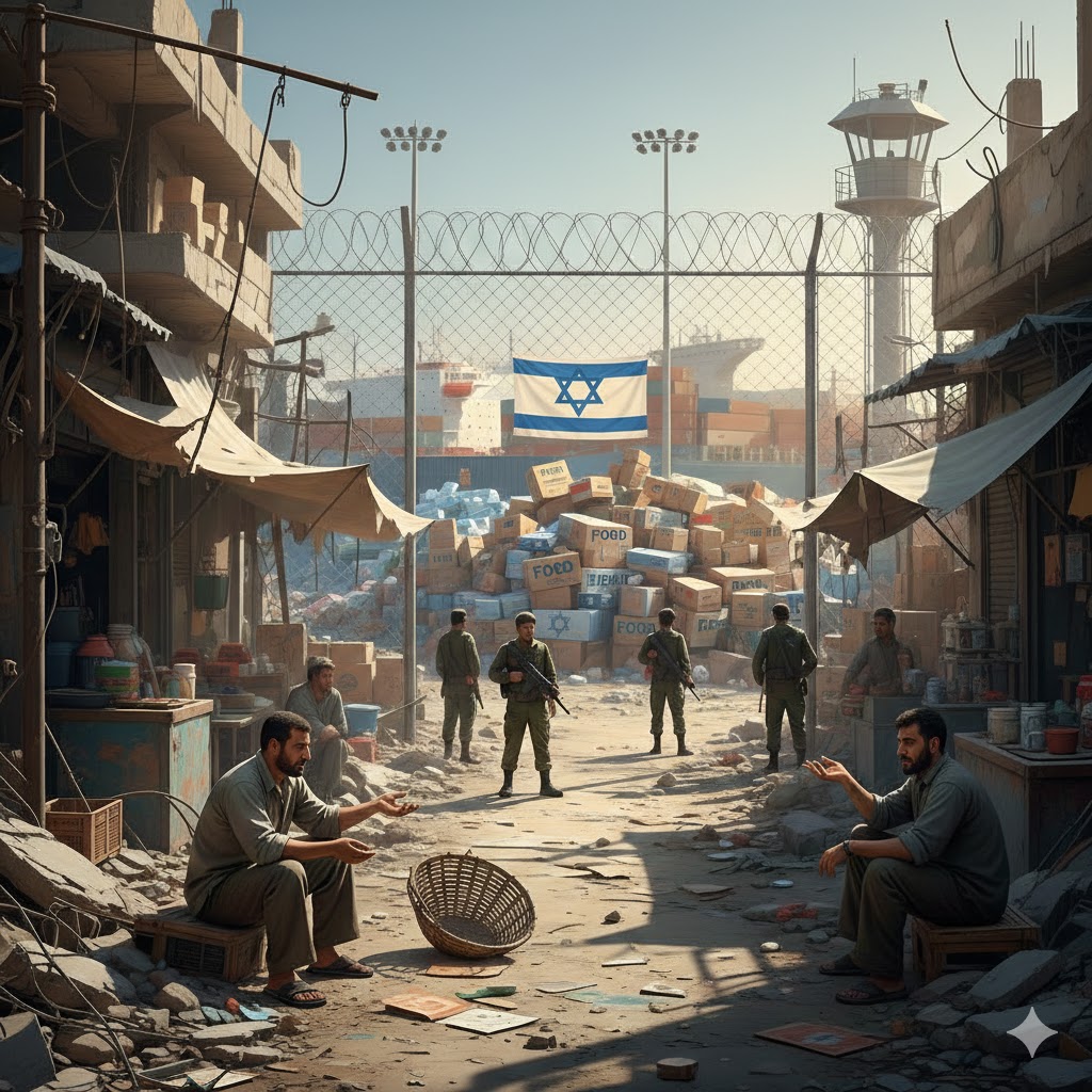 اقتصاد "التنسيقات".. كيف حولت القيود الإسرائيلية جوع غزة إلى تجارة تصاريح رابحة ؟