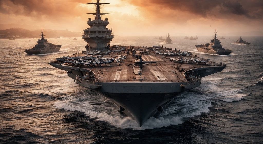 حشد عسكري أمريكي غير مسبوق في المنطقة .. والاحتلال في حالة تأهب قصوى